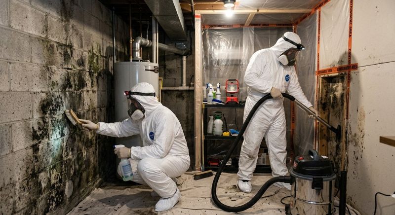 Basement Mold Removal in Dallas, TX