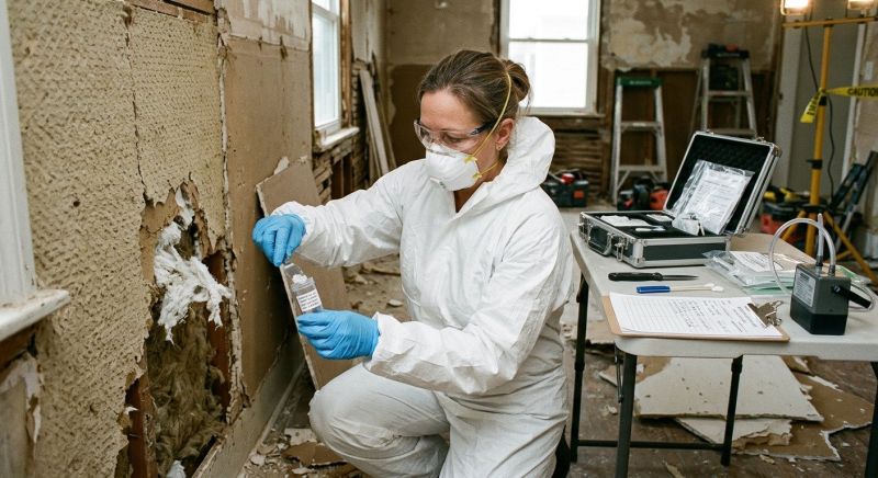 Ceiling Asbestos Testing in Sussex County, NJ