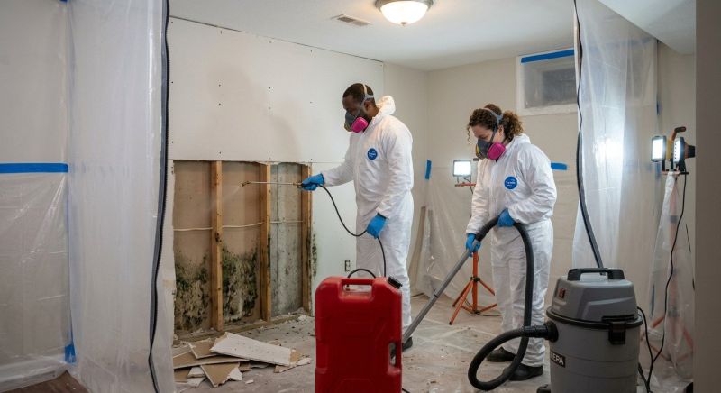 White Mold Mitigation in Dallas, TX